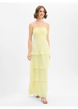 Marie Lund Damska sukienka wieczorowa Kobiety cytrynowy jednolity ze sklepu vangraaf w kategorii Sukienki - zdjęcie 188531981