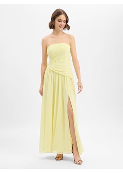 Marie Lund Damska sukienka wieczorowa Kobiety cytrynowy jednolity ze sklepu vangraaf w kategorii Sukienki - zdjęcie 188531983