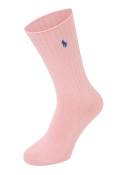 Polo Ralph Lauren Skarpety Kobiety Bawełna różowy jednolity ze sklepu vangraaf w kategorii Skarpetki męskie - zdjęcie 188531993