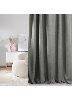 Zasłona zaciemniająca na taśmie marszczącej blackout strukturalny ciemny szary 140 x 280 cm 1 szt. ze sklepu dekoria.pl w kategorii Zasłony - zdjęcie 188533982