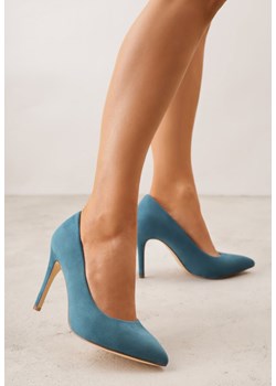 Ciemnozielone Szpilki Vices z Wkładką ze Skóry Naturalnej Innatia ze sklepu renee.pl w kategorii Czółenka - zdjęcie 188534601