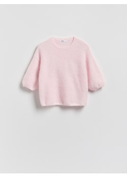 Reserved - Sweter z wełną - pastelowy róż ze sklepu Reserved w kategorii Swetry damskie - zdjęcie 188534870