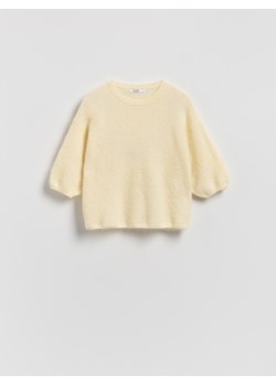 Reserved - Sweter z wełną - jasnożółty ze sklepu Reserved w kategorii Swetry damskie - zdjęcie 188534872
