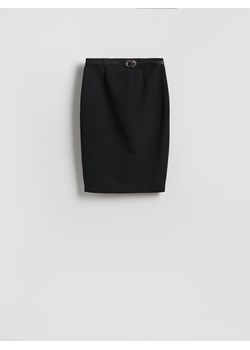 Reserved - Spódnica z paskiem - czarny ze sklepu Reserved w kategorii Spódnice - zdjęcie 188535112