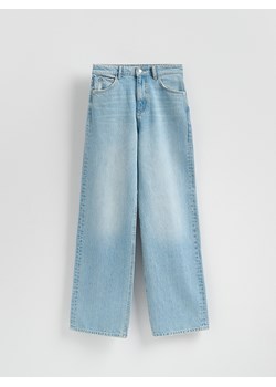 Reserved - Jeansy wide leg - niebieski ze sklepu Reserved w kategorii Jeansy damskie - zdjęcie 188535120