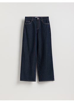 Reserved - Jeansy wide leg - granatowy ze sklepu Reserved w kategorii Jeansy damskie - zdjęcie 188535331