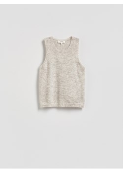 Reserved - Sweter z moherem i wełną - beżowy ze sklepu Reserved w kategorii Swetry damskie - zdjęcie 188535561