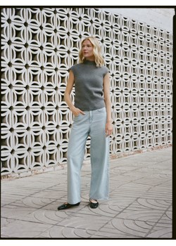 Reserved - Wełniany bezrękawnik - szary ze sklepu Reserved w kategorii Swetry damskie - zdjęcie 188535671