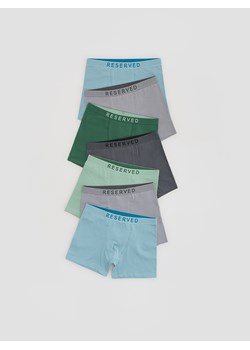 Reserved - Bawełniane bokserki 7 pack - jasnoniebieski ze sklepu Reserved w kategorii Majtki dziecięce - zdjęcie 188535721