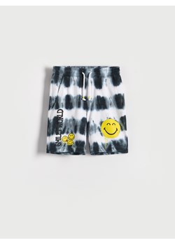 Reserved - Szorty SmileyWorld® - czarny ze sklepu Reserved w kategorii Spodenki chłopięce - zdjęcie 188535984