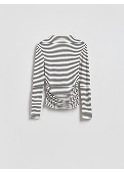 Reserved - Longsleeve z marszczeniami - wielobarwny ze sklepu Reserved w kategorii Bluzki damskie - zdjęcie 188536320
