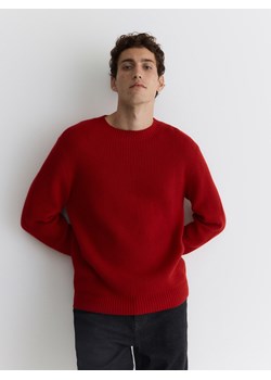 Reserved - Sweter z wełną - czerwony ze sklepu Reserved w kategorii Swetry damskie - zdjęcie 188536654