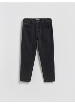 Reserved - Jeansy carrot z efektem sprania - czarny ze sklepu Reserved w kategorii Jeansy męskie - zdjęcie 188536762