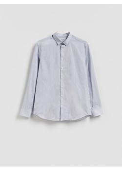 Reserved - Wzorzysta koszula slim fit - niebieski ze sklepu Reserved w kategorii Koszule męskie - zdjęcie 188537350