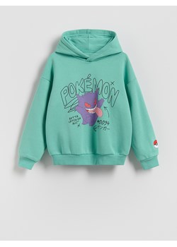 Reserved - Bluza Pokémon - miętowy ze sklepu Reserved w kategorii Bluzy chłopięce - zdjęcie 188537494