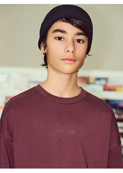 Reserved - Czapka z naszywką - czarny ze sklepu Reserved w kategorii Czapki dziecięce - zdjęcie 188537512