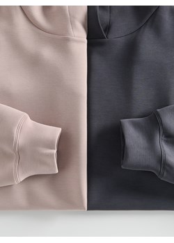 Reserved - Bluza oversize z modalem - beżowy ze sklepu Reserved w kategorii Bluzy damskie - zdjęcie 188537984