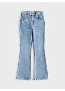 Reserved - Jeansy flare z krótszą nogawką - niebieski ze sklepu Reserved w kategorii Jeansy damskie - zdjęcie 188538072