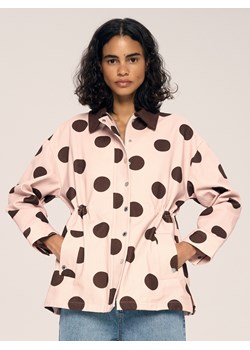 Reserved - Kurtka z kontrastowym kołnierzem - różowy ze sklepu Reserved w kategorii Kurtki damskie - zdjęcie 188538140