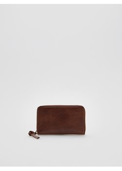 Reserved - Portfel z imitacji skóry - mahoniowy ze sklepu Reserved w kategorii Portfele damskie - zdjęcie 188538542