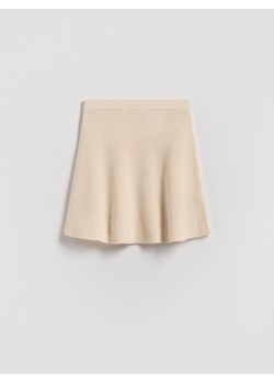 Reserved - Dzianinowa spódnica - kremowy ze sklepu Reserved w kategorii Swetry dziewczęce - zdjęcie 188538600
