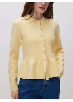 Reserved - Sweter z baskinką - jasnożółty ze sklepu Reserved w kategorii Swetry damskie - zdjęcie 188538923