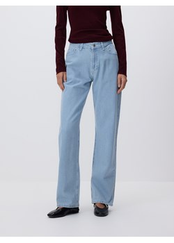 Reserved - Jeansy straight fit - niebieski ze sklepu Reserved w kategorii Jeansy damskie - zdjęcie 188538962