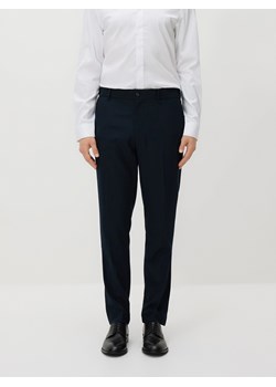 Reserved - Spodnie garniturowe slim fit - granatowy ze sklepu Reserved w kategorii Spodnie męskie - zdjęcie 188539003