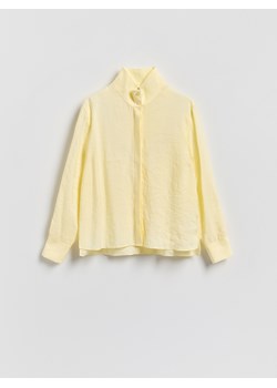 Reserved - Koszula z modalem - jasnożółty ze sklepu Reserved w kategorii Bluzki damskie - zdjęcie 188539091