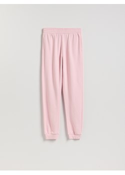 Reserved - Spodnie dresowe long leg - pastelowy róż ze sklepu Reserved w kategorii Spodnie damskie - zdjęcie 188539213