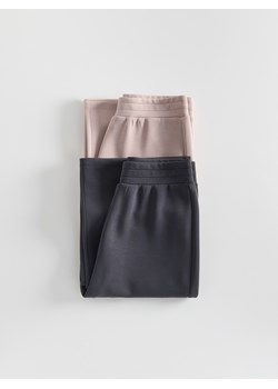 Reserved - Dresowe spodnie z modalem - granatowy ze sklepu Reserved w kategorii Spodnie damskie - zdjęcie 188539232