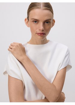 Reserved - Bluzka ze stójką - złamana biel ze sklepu Reserved w kategorii Bluzki damskie - zdjęcie 188539250