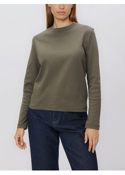 Reserved - Longsleeve z merceryzowanej bawełny - jasny zielony ze sklepu Reserved w kategorii Bluzki damskie - zdjęcie 188539362