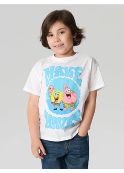 Sinsay - Bawełniane koszulki z nadrukiem 2 pack SpongeBob SquarePants - wielobarwny ze sklepu Sinsay w kategorii T-shirty chłopięce - zdjęcie 188542441