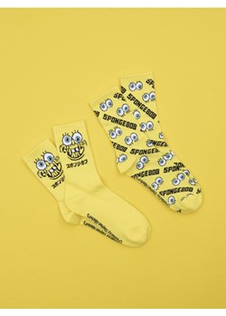 Sinsay - Skarpetki 2 pack SpongeBob SquarePants - wielobarwny ze sklepu Sinsay w kategorii Skarpetki męskie - zdjęcie 188542524