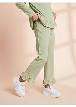 Sinsay - Spodnie wide leg - zielony ze sklepu Sinsay w kategorii Spodnie dziewczęce - zdjęcie 188542612