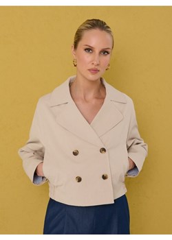 Sinsay - Kurtka z ozdobnymi guzikami - kremowy ze sklepu Sinsay w kategorii Kurtki damskie - zdjęcie 188542642