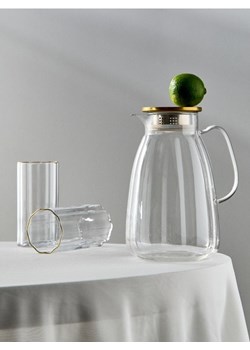 Sinsay - Dzbanek ze złotą pokrywką - biały ze sklepu Sinsay w kategorii Dzbanki i zaparzacze - zdjęcie 188542651