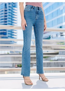 Sinsay - Jeansy Flare - niebieski ze sklepu Sinsay w kategorii Jeansy damskie - zdjęcie 188542714