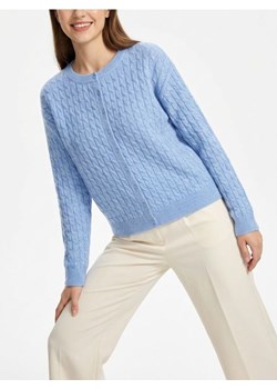 Sinsay - Kardigan z dekoracyjnym splotem - niebieski ze sklepu Sinsay w kategorii Swetry damskie - zdjęcie 188542830
