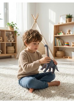 Sinsay - Figurka dinozaura Brachiozaura 3D do ściskania - wielobarwny ze sklepu Sinsay w kategorii Zabawki - zdjęcie 188542840