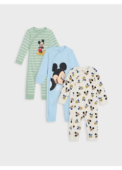 Sinsay - Pajacyki 3 pack Mickey Mouse - kremowy ze sklepu Sinsay w kategorii Pajacyki - zdjęcie 188542871