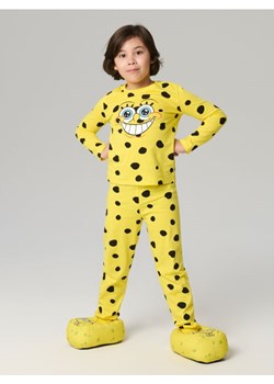 Sinsay - Bawełniana piżama dwuczęściowa Spongebob - żółty ze sklepu Sinsay w kategorii Piżamy dziecięce - zdjęcie 188542873