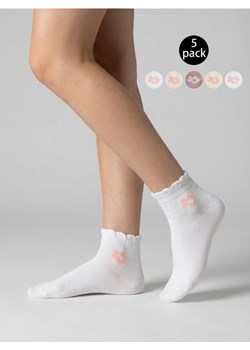 Sinsay - Prążkowane skarpetki 5 pack - wielobarwny ze sklepu Sinsay w kategorii Skarpetki damskie - zdjęcie 188542904