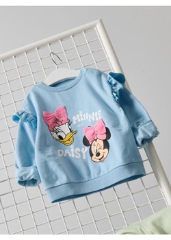 Sinsay - Bluza crewneck z nadrukiem Minnie and Daisy - zielony ze sklepu Sinsay w kategorii Bluzy dziewczęce - zdjęcie 188542913