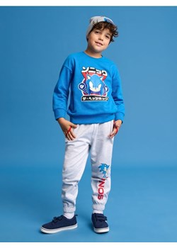 Sinsay - Bluza crewneck z nadrukiem Sonic the Hedgehog - niebieski ze sklepu Sinsay w kategorii Bluzy chłopięce - zdjęcie 188542990
