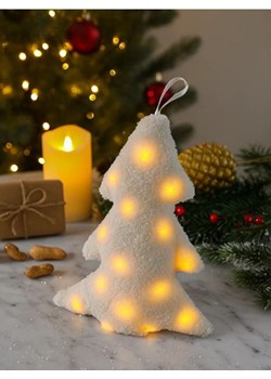 Sinsay - Pluszowa dekoracja LED w kształcie gwiazdy - biały ze sklepu Sinsay w kategorii Dekoracje bożonarodzeniowe - zdjęcie 188543041