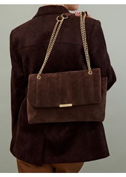 Sinsay - Pikowana torebka hobo - brązowy ze sklepu Sinsay w kategorii Torebki hobo - zdjęcie 188543062