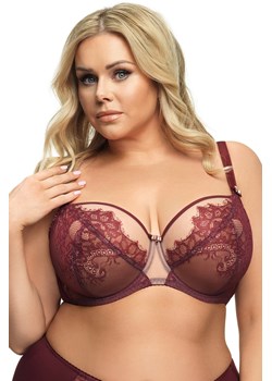 K516 biustonosz-miękki-na-drutach bordo QUEEN ze sklepu fokus.pl w kategorii Biustonosze - zdjęcie 188544162
