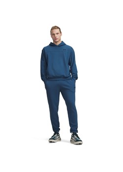 Męskie spodnie dresowe joggery Under Armour UA Rival Lightweight - granatowe ze sklepu Sportstylestory.com w kategorii Spodnie męskie - zdjęcie 188544584